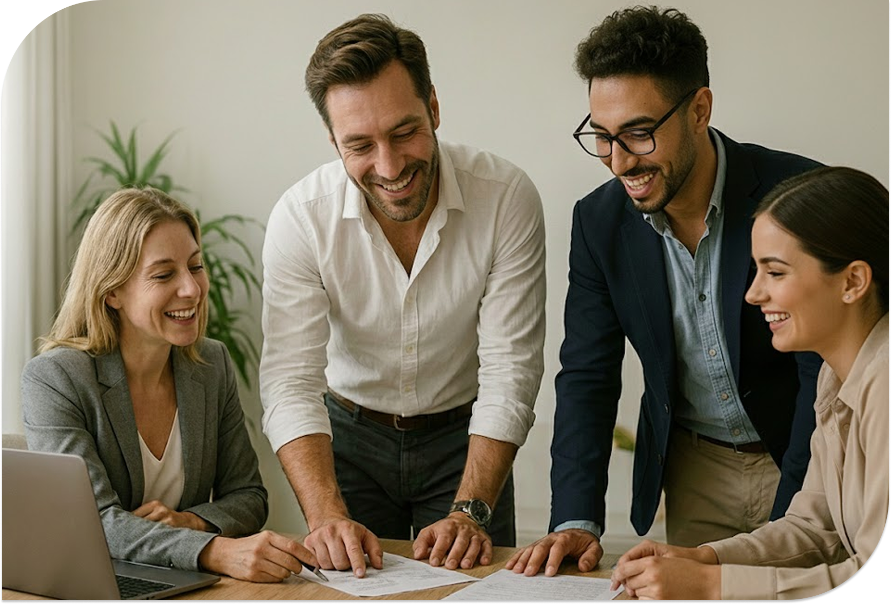 Digital presence illustration